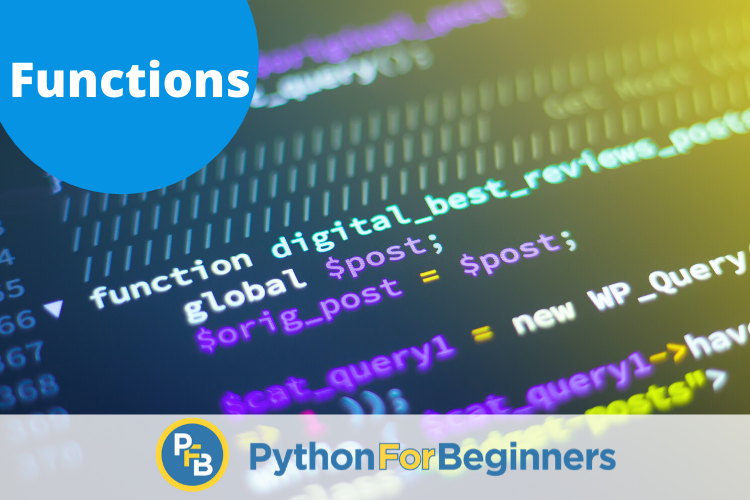 Functions in Python